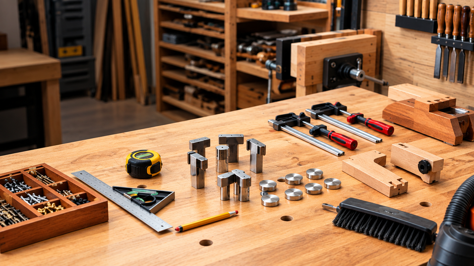 10 Essential Woodworking Workbench Accessories