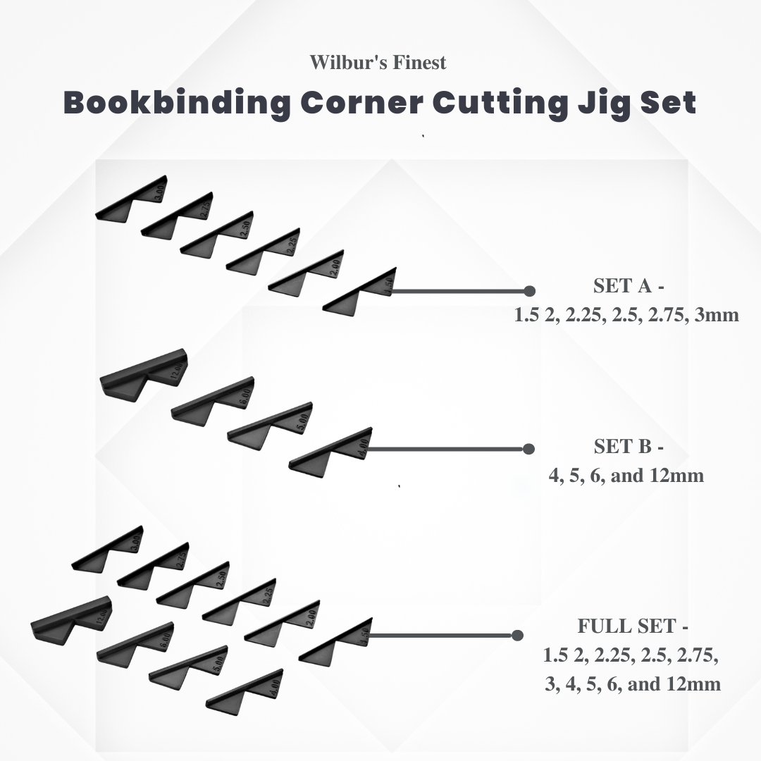 Bookbinding Corner Cutting Jig Set